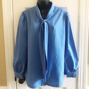 🌹JONQUIL Judy Bond Women' Blue Blouse